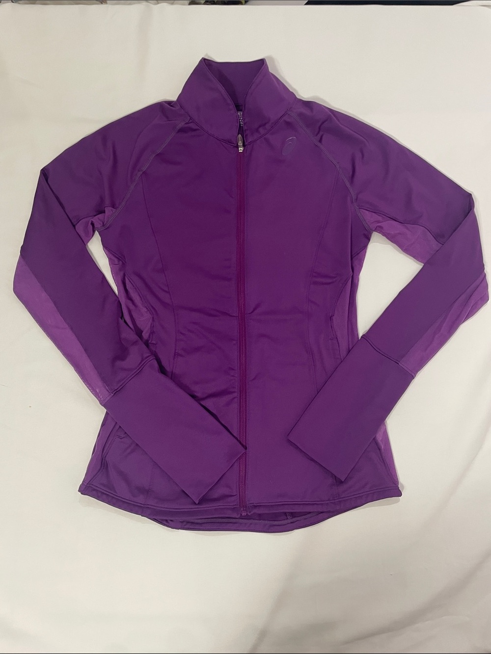 Asics Purple Full-Zip Athletic Jacket
